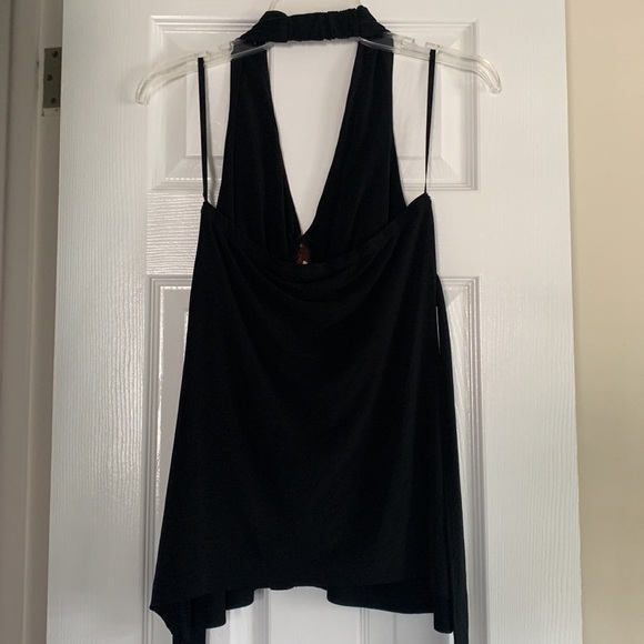 ARDEN B. Beaded black halter Sz.small - Picture 4 of 7